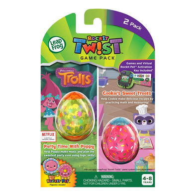 LeapFrog RockIt Twist Dual Game Pack: Trolls Party Time With Poppy
