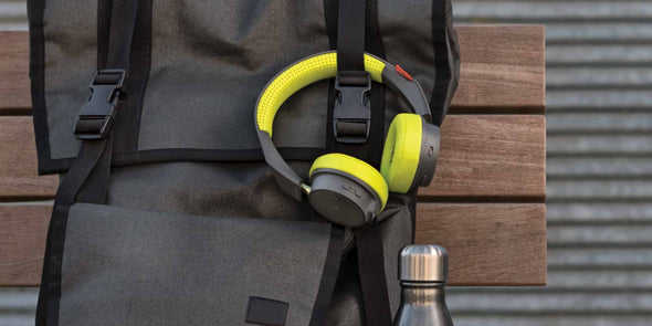 Plantronics BackBeat 500 Wireless Bluetooth Headphones Grey/Green