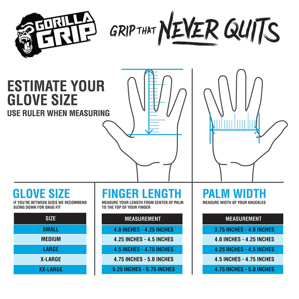 Gorilla Grip Slip Resistant All Purpose Work Gloves