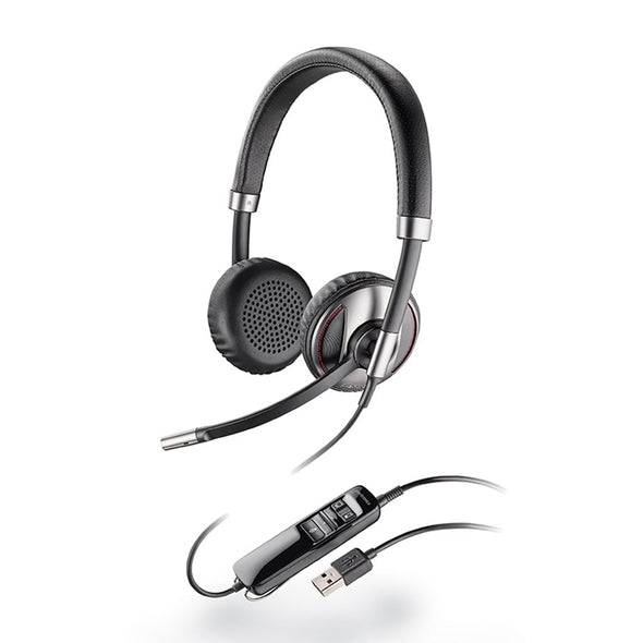 Plantronics Blackwire C720-M Wired Headsets - Retail Packaging - Black