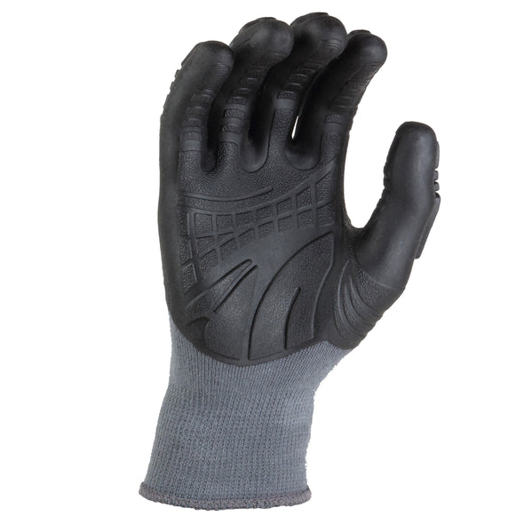 MadGrip Pro Palm Thunderdome Gloves Large, Grey/Black