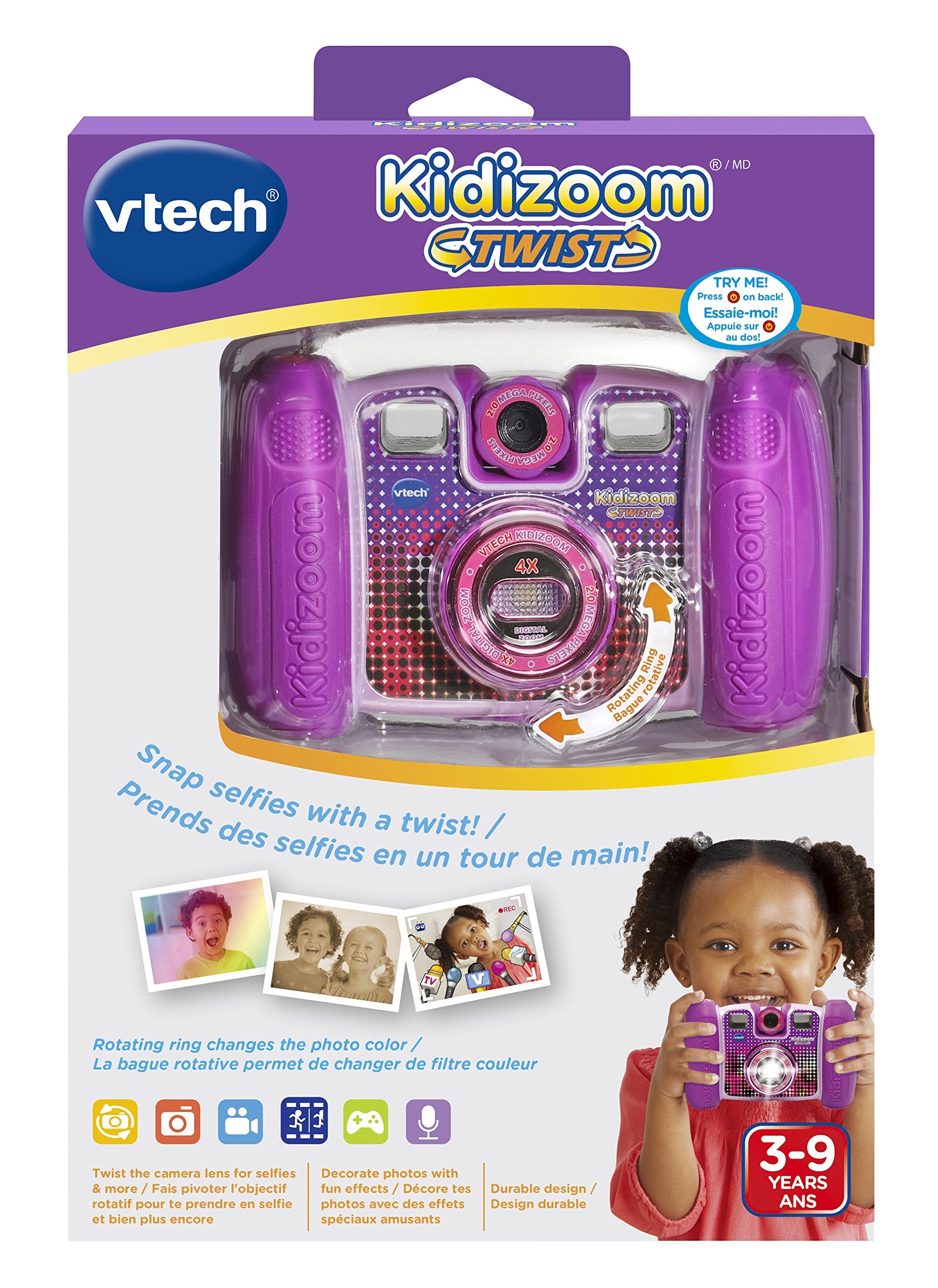 Vtech kidizoom purple new arrivals