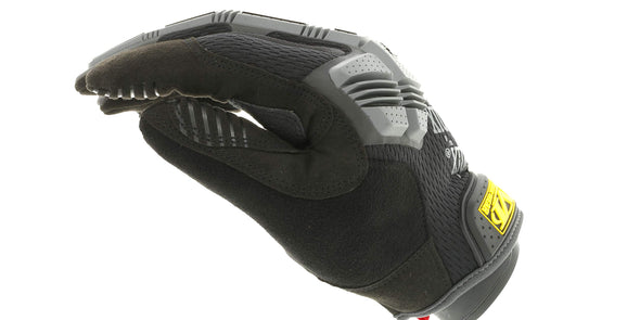 Mechanix Wear Size 9 Black And Gray M-Pact Synthetic Leather And TrekDry Full Finger Anti-Vibration Gloves With Hook And Loop Cuff
