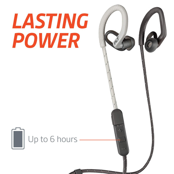 Plantronics BackBeat FIT 350 Wireless Headphones, Grey