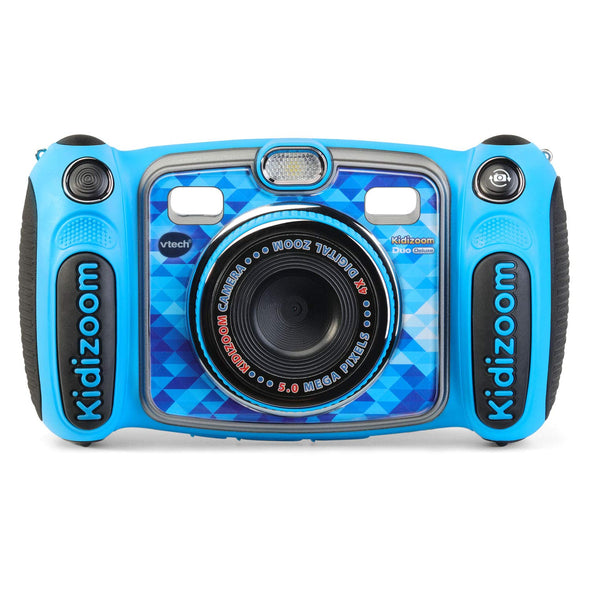 VTech Kidizoom Duo 5.0 Deluxe Digital Selfie Camera with MP3 Player and Headphones, Blue