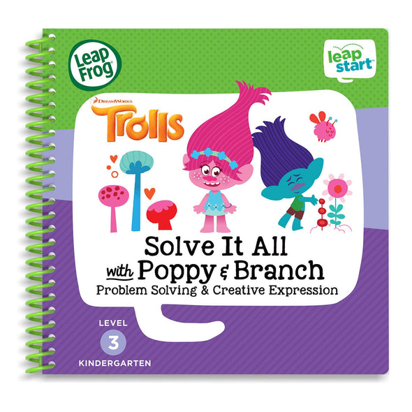 LeapFrog LeapStart Trolls Solve It All with Poppy and Branch Activity Book