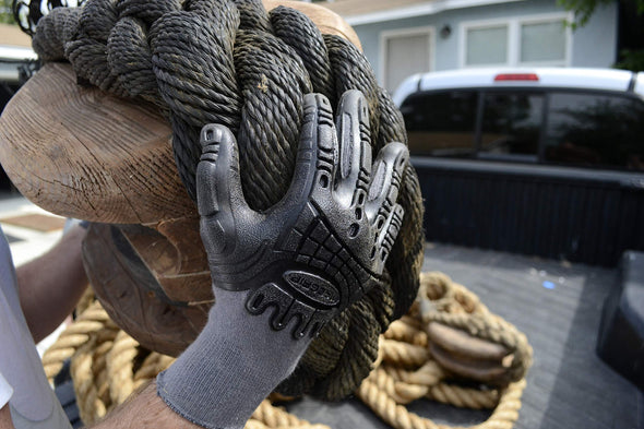 MadGrip Pro Palm Thunderdome Gloves, Large, Grey/Black