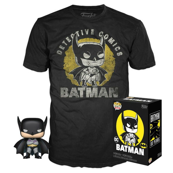 Funko POP & Tee: DC - Batman's 80th Sun Faded - Walmart Exclusive Medium