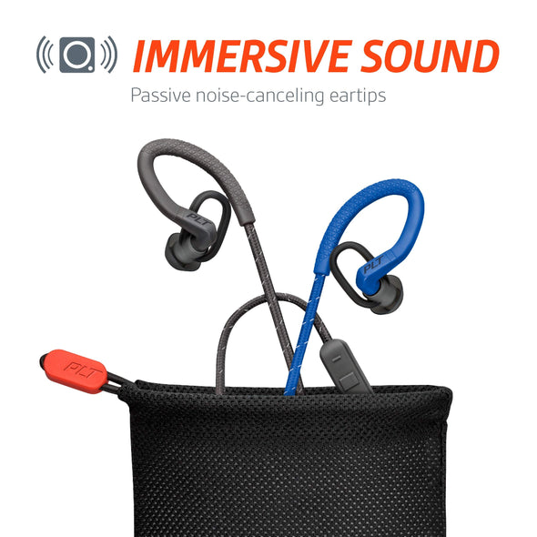 Plantronics BackBeat FIT 350 Wireless Headphones, Grey