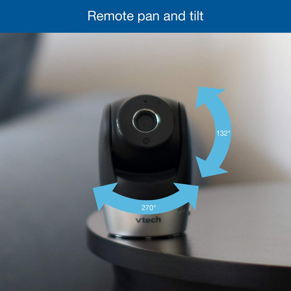 VTech VC9511 Wi-Fi IP Camera with 1080p Full HD, Remote Pan & Tilt, Free Live Streaming, Free Motion-Detected Recording