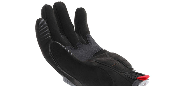 Mechanix Wear Size 9 Black And Gray M-Pact Synthetic Leather And TrekDry Full Finger Anti-Vibration Gloves With Hook And Loop Cuff