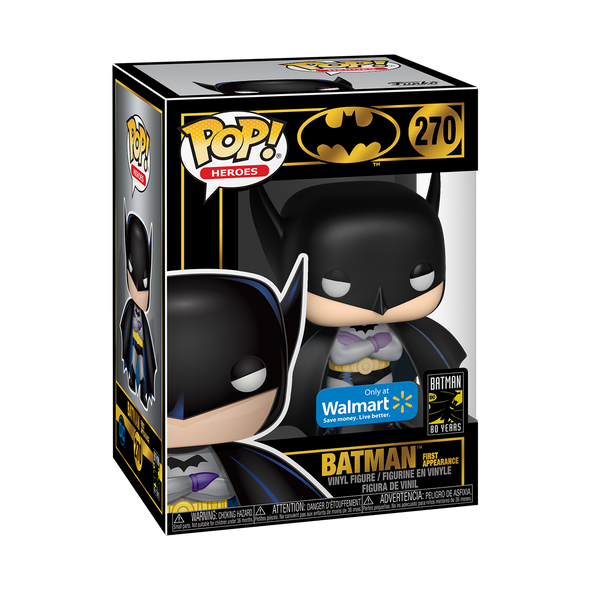 Funko POP & Tee: DC - Batman's 80th Sun Faded - Walmart Exclusive Medium