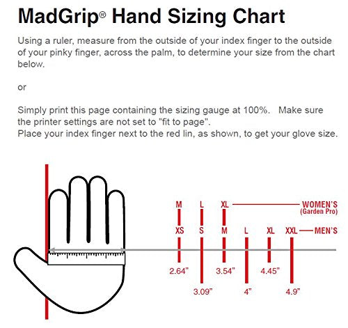 MadGrip Pro Palm Thunderdome Gloves Large, Grey/Black