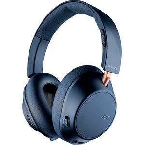 Plantronics BackBeat GO 810 Wireless Headphones, Active Noise Canceling Over Ear Headphones, Navy Blue