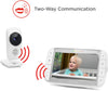 Motorola Video Baby Monitor 5" with 2 Cameras white - MBP48-2