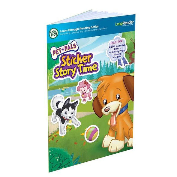 LeapFrog LeapReader Book: Pet Pals Sticker Story Time works with Tag