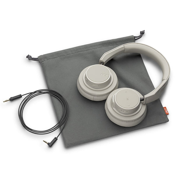Plantronics BackBeat GO 600 Noise-Isolating Headphones, Bluetooth Khaki