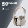 Plantronics BackBeat GO 810 Wireless Headphones, Active Noise Canceling Over Ear Headphones, Bone White
