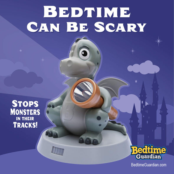 Bedtime Guardian | Motion Activated Night Light, Story Book and Door Hanger