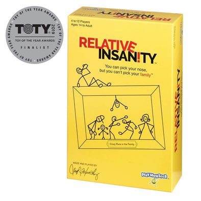 PlayMonster Relative Insanity Party Game About Crazy Relatives -- Made & played by Comedian Jeff Foxworthy!