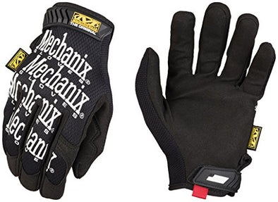 Mechanix Wear MG-05-011 Spandex and Rubber Mechanics Gloves with Hook and Loop Cuff, Original Full Finger Synthetic XL